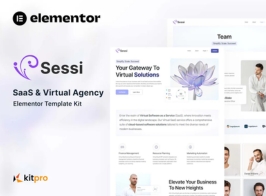 Sessi – Saas & Virtual Agency Elementor Template Kit