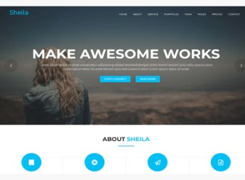 Sheila – Material Design Agency WordPress Theme