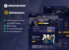 ShineWorx – Car Detailing Service & Car Repair Elementor Pro Template Kit
