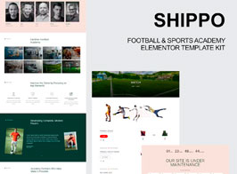 Shippo – Football & Sports Academy Elementor Template Kit