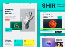 Shir – Creative Agency & Portfolio Elementor Template Kit
