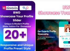 BWD Showcase Your Profile Slider Addon For Elementor