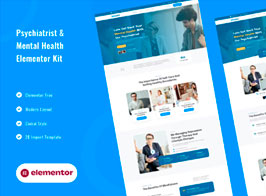 Sikiater – Psychiatrist & Mental Health Service Elementor Template Kit