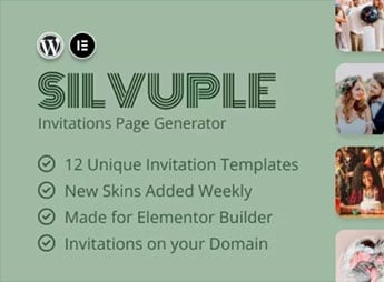 Silvuple – Online Invitations Maker (Addon For Elementor)