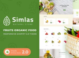 Simlas – Fruits Organic Food Shopify 2.0 Theme