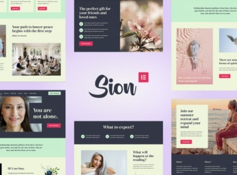 Sion – Psychic Medium Elementor Template Kit