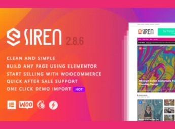 Siren – News Magazine Elementor WordPress Theme