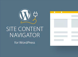 Site Content Navigator for WordPress
