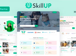 SkillUp – Online Education WordPress Theme
