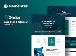 Skindive – Scuba Diving & Water Sport Elementor Template Kit