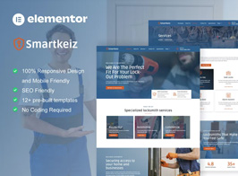 Smartkeiz – Locksmith Service Elementor Template Kit