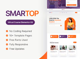 Smartop – Virtual Course Elementor Pro Template Kit