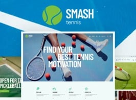 Smash – Tennis WordPress Theme