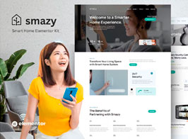 Smazy – Smart Home System Elementor Template Kit