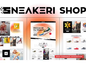 Sneakeri – Sports & Shoes Store Elementor Pro Template Kit