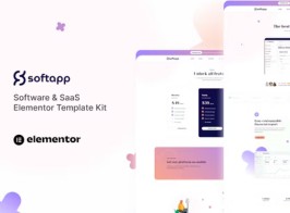 Softapp – Software & SaaS Elementor Template Kit