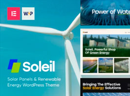 Soleil – Solar Panels & Renewable Energy WordPress Theme