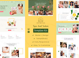Spa Blush – Beauty Massage & Wellness Elementor Template Kit