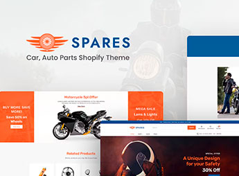 Spares – Car, Auto Parts, Automotive Shopify Theme