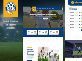 SSB – Football School & Club Elementor Template Kit