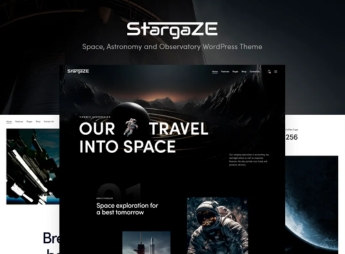 Stargaze – Space, Astronomy and Observatory WordPress Theme