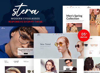 Stera – Modern EyeGlasses Responsive Shopify Theme