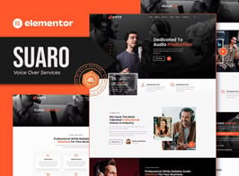 Suaro – Voice Over Services Elementor Template Kit
