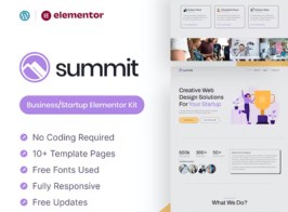 Summit – Business & Startup Elementor Template Kit