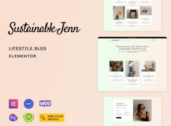 Sustainable Jenn – Eco Lifestyle Blog WordPress Theme