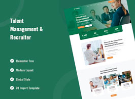 Talento – Talent Management & Recruiter Elementor Template Kit