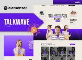 Talkwave – Podcaster Elementor Template Kit