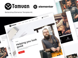 Tamvan – Barbershop Elementor Template Kit
