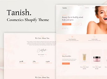 Tanish – Beauty Cosmetics Shopify Theme OS 2.0