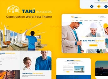 Tanj – Construction WordPress Theme
