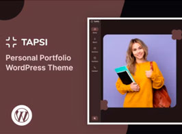 Tapsi – Personal Portfolio WordPress Theme