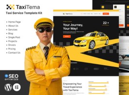 Taxitema – Taxi Drivers Business Template Kit