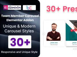 BWD Team Member Carousel Addon For Elementor