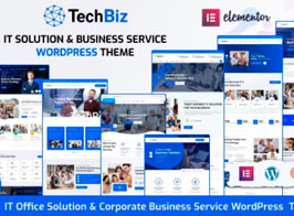 Techbiz – Multipurpose IT Solution & Business Consulting WordPress Theme
