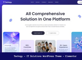 Techogy – IT Solutions & Services WordPress Theme