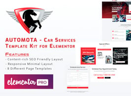 Automota – Car Repair Services Template Kit