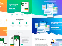Baha – Apps Landing Template Kit