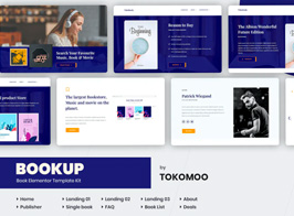 Bookup | Book Elementor Template Kit