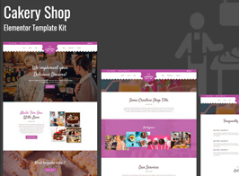 Cakeryshop – Bakery Business Template Kit