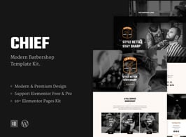 Chief – Modern Barbershop Template Kit