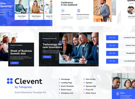 Clevent | Event Elementor Template Kit