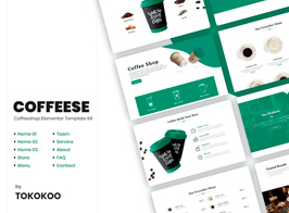 Coffesse | Coffee Shop Elementor Template Kit