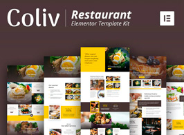 Coliv – Restaurant Template Kit