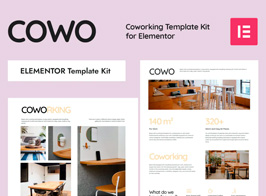 COWO – Coworking Elementor Template Kit