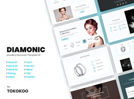 Diamonic | Jewellery Elementor Template Kit