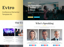 Evtro – Conference Template Kit